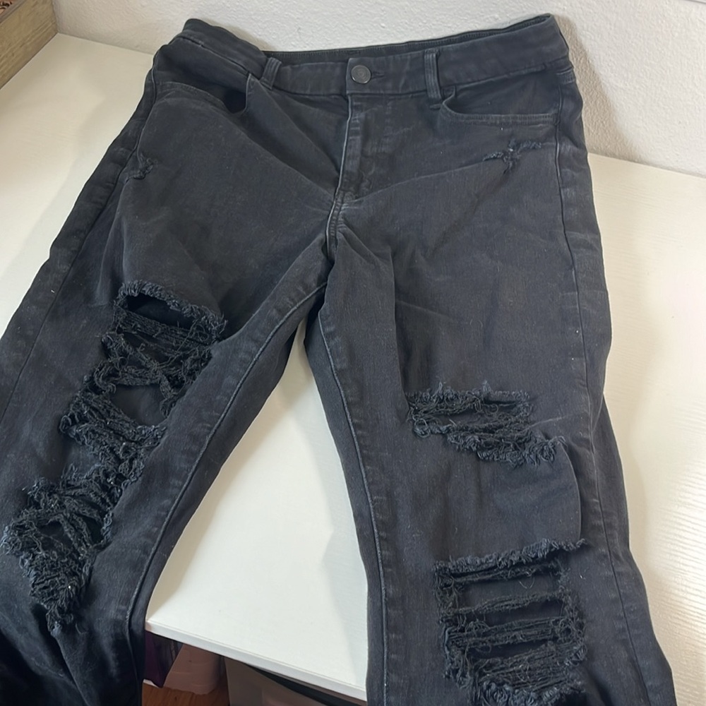 American Eagle. Next level stretch. Curvy high-rise jeggins size 14.